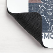Ich rauche, dass Schweinefleisch-Hühnerfleisch-Häh Mousepad (Ecke)
