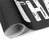 Ich rauche diese Kuh-GRILLEN, rauchend Grillgrill Geschenkpapier (Rolleneckpunkt)