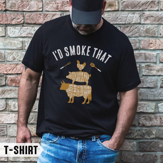 Ich rauche diese lustige GRILLEN, die Grill-Gesche T-Shirt