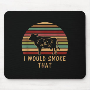 Ich rauche dieses Grillchen Grillen Funny Smoker G Mousepad