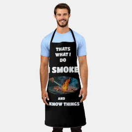 Ich rauche Fleisch Schürze