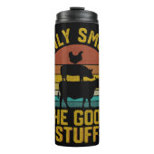 Ich rauche nur das Gute. Thermosbecher (Vorderseite)