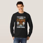 Ich rauche Zigarren T-Shirt (Vorne ganz)