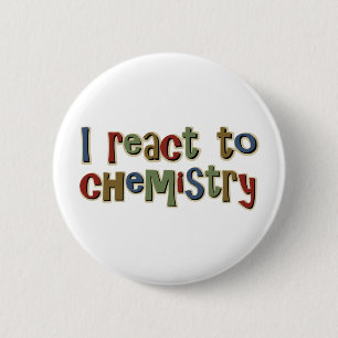 Ich reagiere zur lustigen Chemie Button