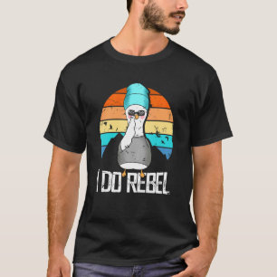Ich rebel Vintag Gänse Cool Duck T-Shirt