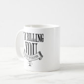 Ich rechne Ihnen für diesen Gutachter Kaffeetasse (Vorderseite Links)