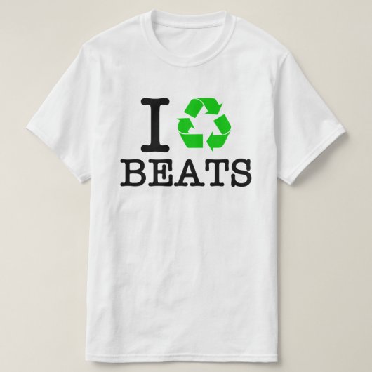 Ich recycel Beats T-Shirt (Design vorne)