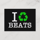 Ich recycel Beats Visitenkarte (Rückseite)