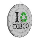 Ich recycel Disco Dartscheibe (Vorderseite Links)