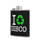 Ich recycel Disco Flachmann (Links)