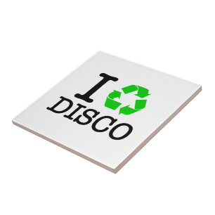 Ich recycel Disco Fliese
