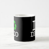 Ich recycel Disco Kaffeetasse (Mittel)