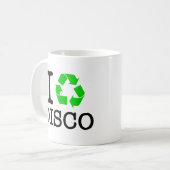 Ich recycel Disco Kaffeetasse (Vorderseite Links)