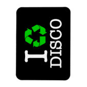 Ich recycel Disco Magnet (Vertikal)