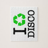 Ich recycel Disco Puzzle (Vertikal)