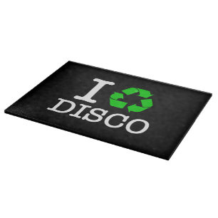Ich recycel Disco Schneidebrett