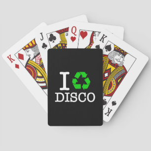 Ich recycel Disco Spielkarten