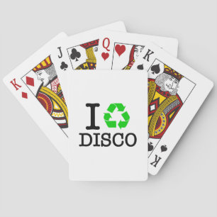 Ich recycel Disco Spielkarten