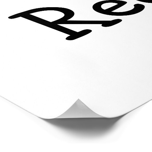 Ich Recycelnd Liebe Poster (Ecke)