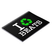 Ich Recycelte Beats Notizblock (Linke Seite)