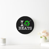 Ich Recycelte Beats Runde Wanduhr (Zuhause)
