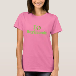 Ich recycelte Boyfriends T - Shirt / Earth Day T -