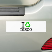 Ich Recycelte Disco Autoaufkleber (Auf Auto)