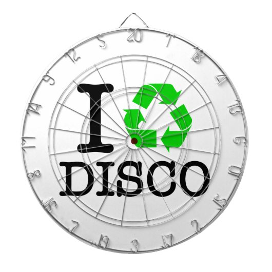 Ich Recycelte Disco Dartscheibe (vorne)