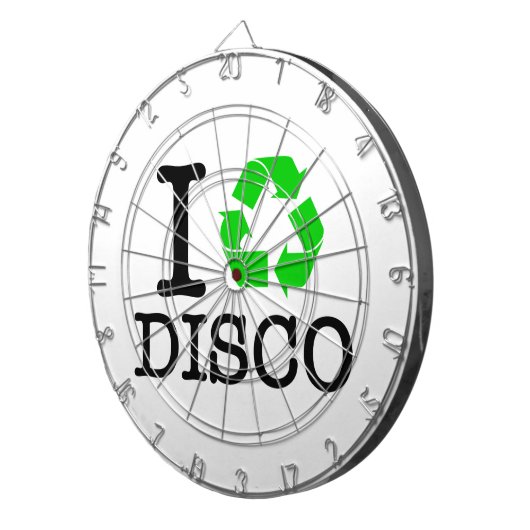 Ich Recycelte Disco Dartscheibe (Vorderseite rechts)