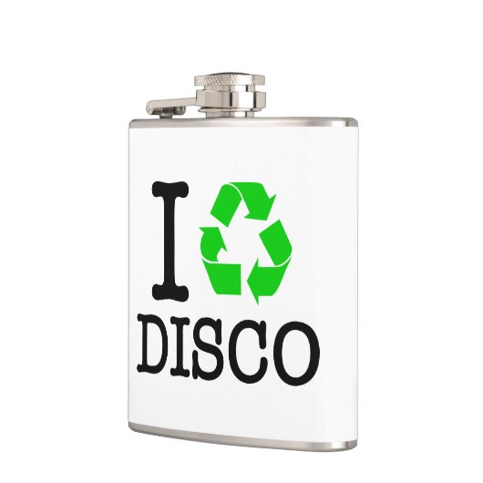 Ich Recycelte Disco Flachmann (Links)