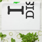 Ich Recycelte Disco Geschirrtuch (Gefaltet)