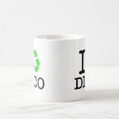 Ich Recycelte Disco Kaffeetasse (Mittel)