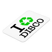 Ich Recycelte Disco Magnet (Linke Seite)