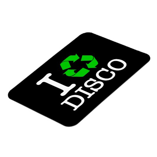 Ich Recycelte Disco Magnet (Linke Seite)
