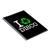 Ich Recycelte Disco Notizblock (Rechte Seite)