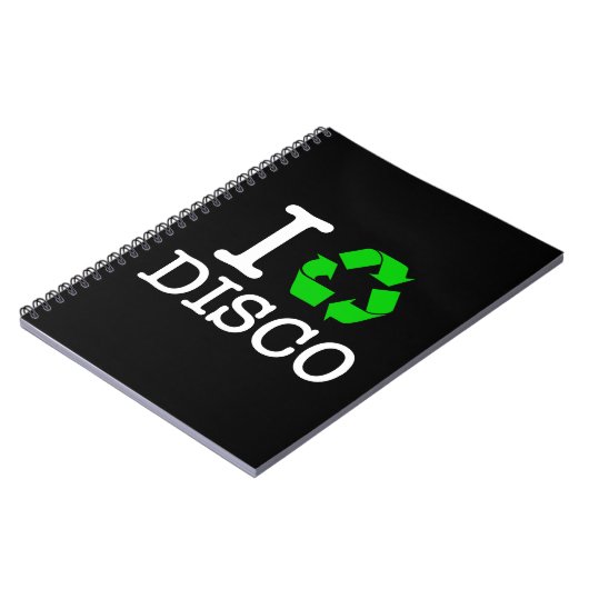Ich Recycelte Disco Notizblock (Linke Seite)