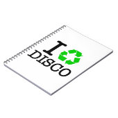 Ich Recycelte Disco Notizblock (Linke Seite)