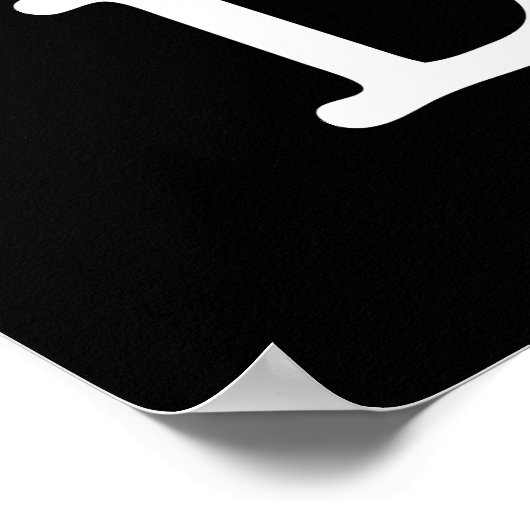 Ich Recycelte Disco Poster (Ecke)