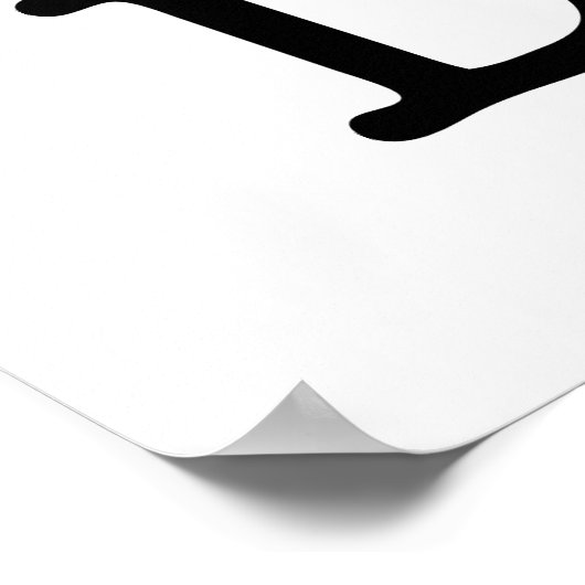 Ich Recycelte Disco Poster (Ecke)