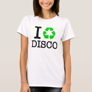 Ich Recycelte Disco T-Shirt