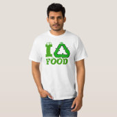 Ich Recycelte Essen T-Shirt (Vorne ganz)