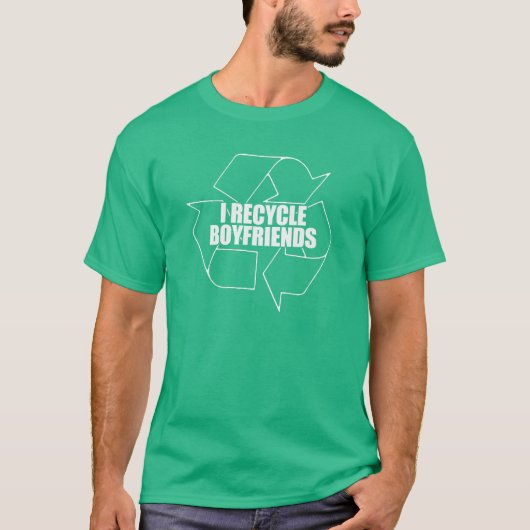 Ich recycelte Freunde T-Shirt (Vorderseite)