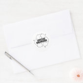 Ich recycelte Freundinnen Runder Aufkleber (Umschlag)