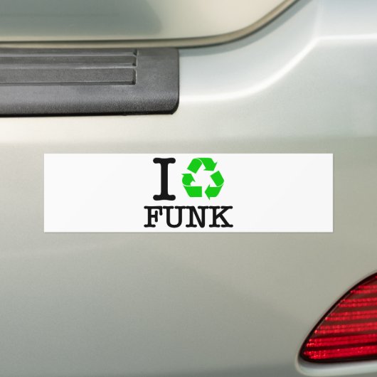Ich Recycelte Funk Autoaufkleber (Auf Auto)