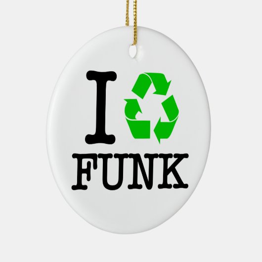 Ich Recycelte Funk Keramikornament (Rechts)