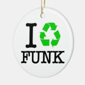 Ich Recycelte Funk Keramikornament (Links)