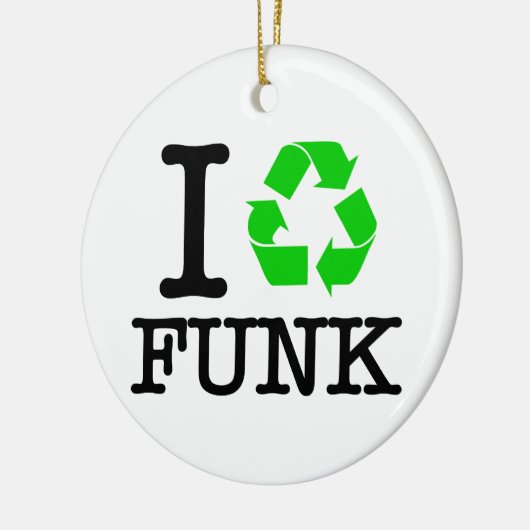Ich Recycelte Funk Keramikornament (Links)