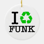 Ich Recycelte Funk Keramikornament (Hinten)