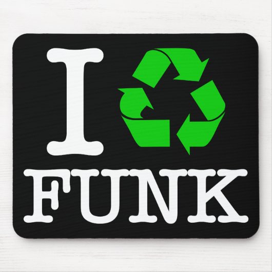 Ich Recycelte Funk Mousepad (Vorne)