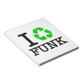 Ich Recycelte Funk Notizblock (angewinkelt)
